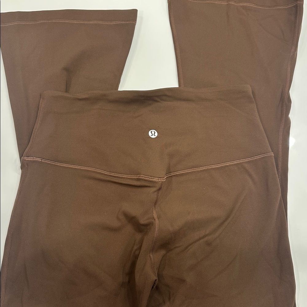 Lululemon Brown Mini Flare Aligns